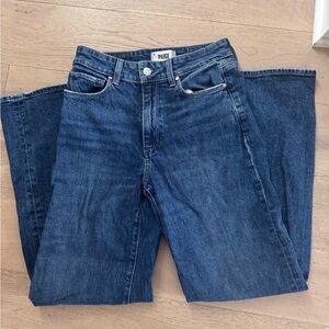 PAIGE Dark Blue Denim Jeans
